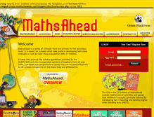 Tablet Screenshot of mathsaheadobs.com